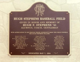 ballpark-plaque-hugh-stephens-baseball-field