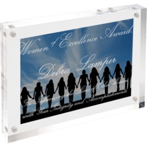 Clear Rectangle Magnetic Acrylic