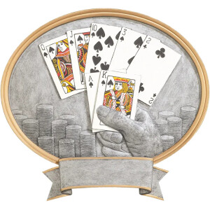 Poker Plate - Silver