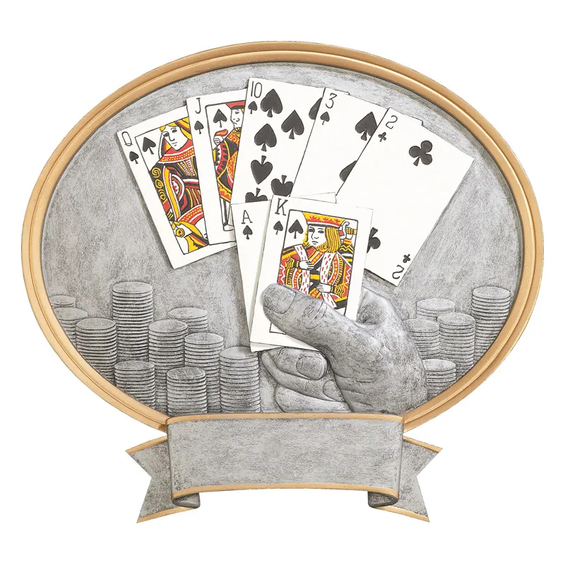 Poker Plate - Silver