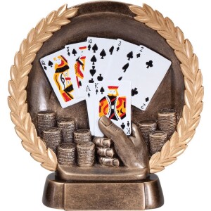 Poker Resin Plate